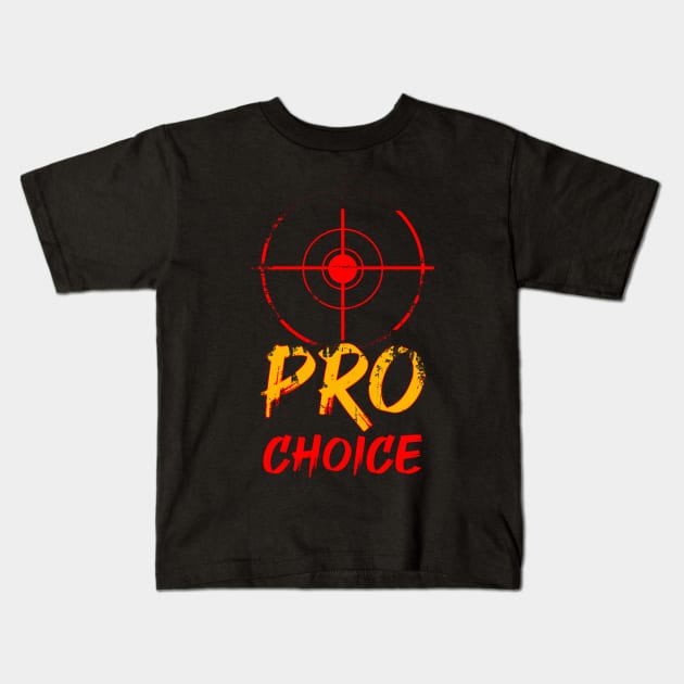 Pro choice Kids T-Shirt by Color-Lab